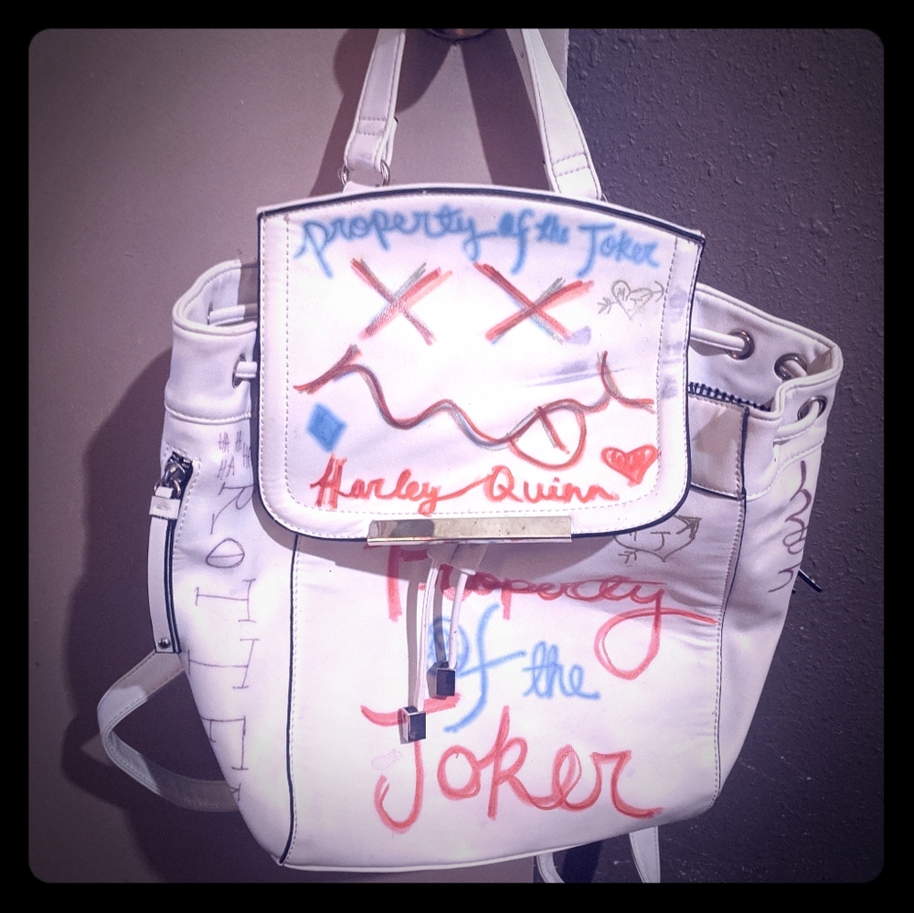 Handcrafted Harley Quinn Backpack